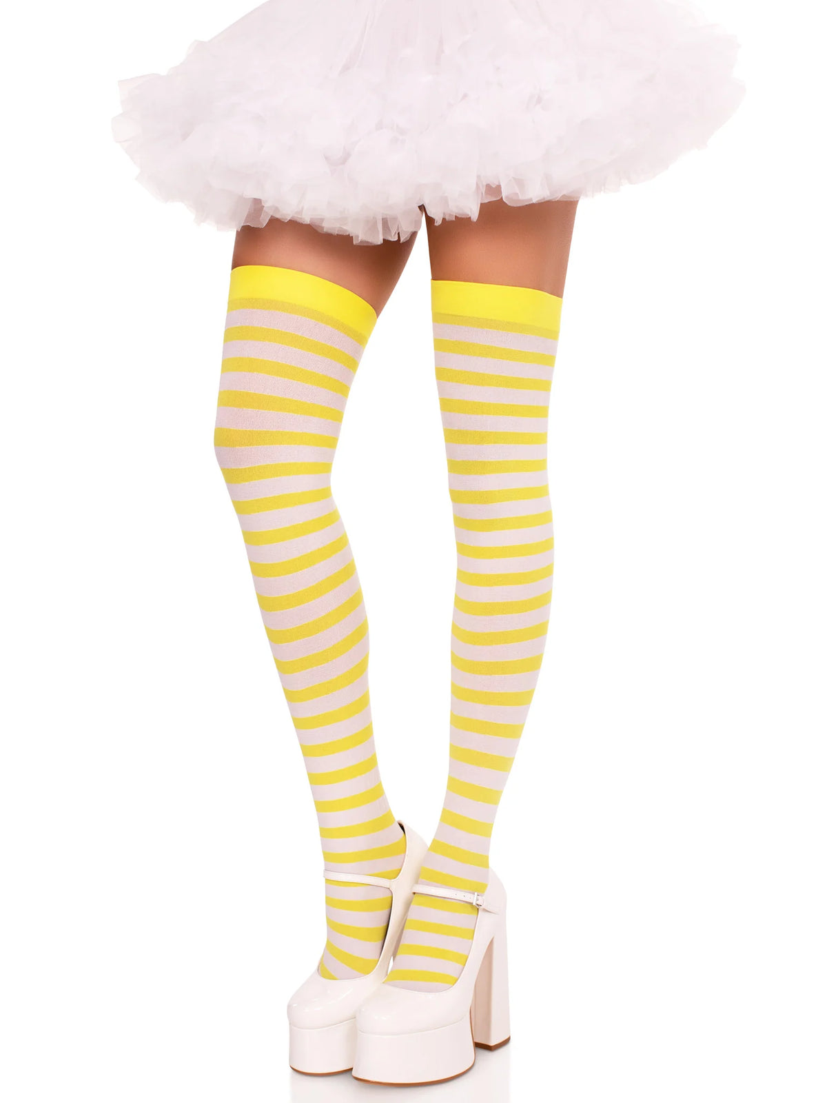 Cari Striped Stockings
