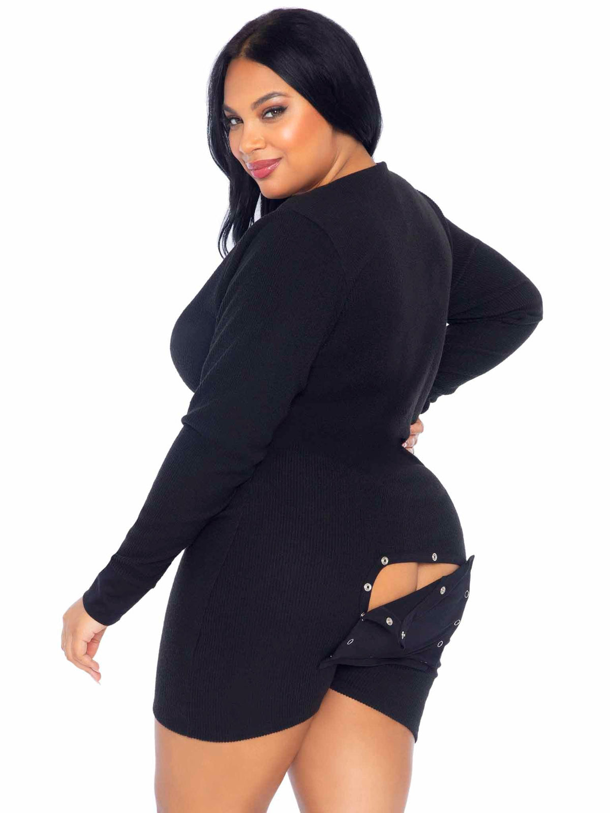 Sweet Dreams Long Johns Romper - Plus Size