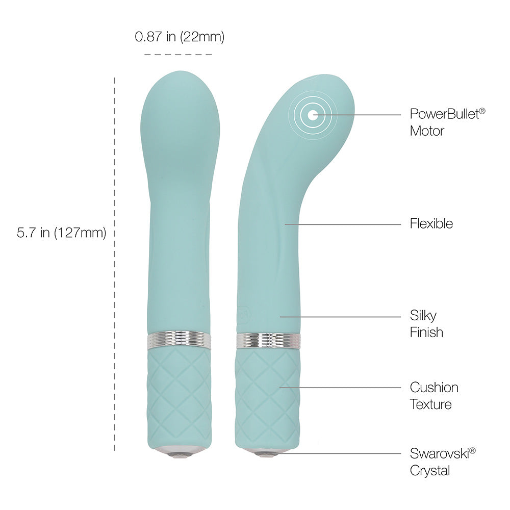 Pillow Talk Racy Mini Massager Teal