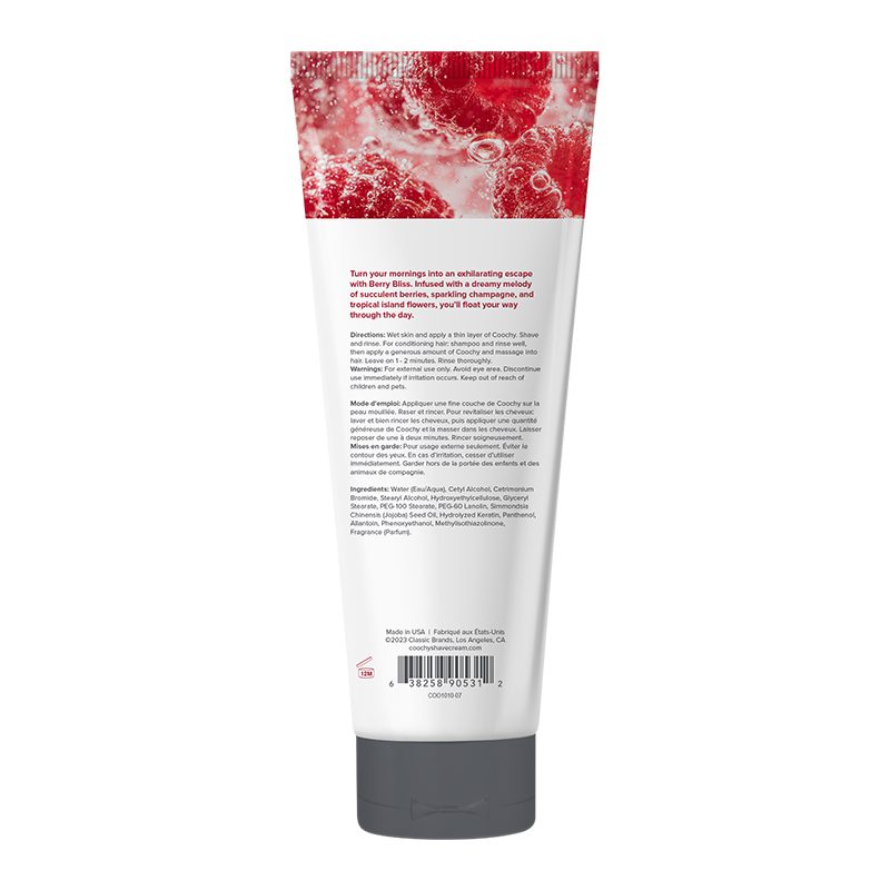 7.2 oz Coochy Shave Cream Berry Bliss