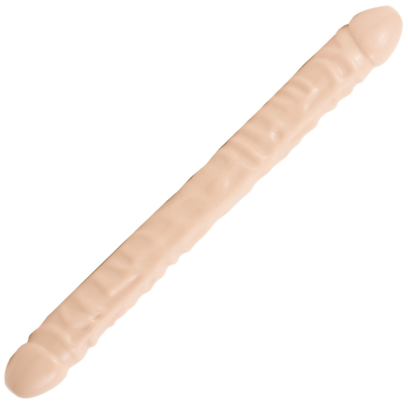 18" Veined Double Header White