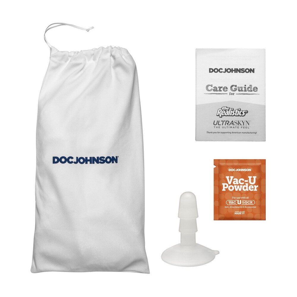 The Realistic UltraSkyn Cock 5″ Vanilla with Balls