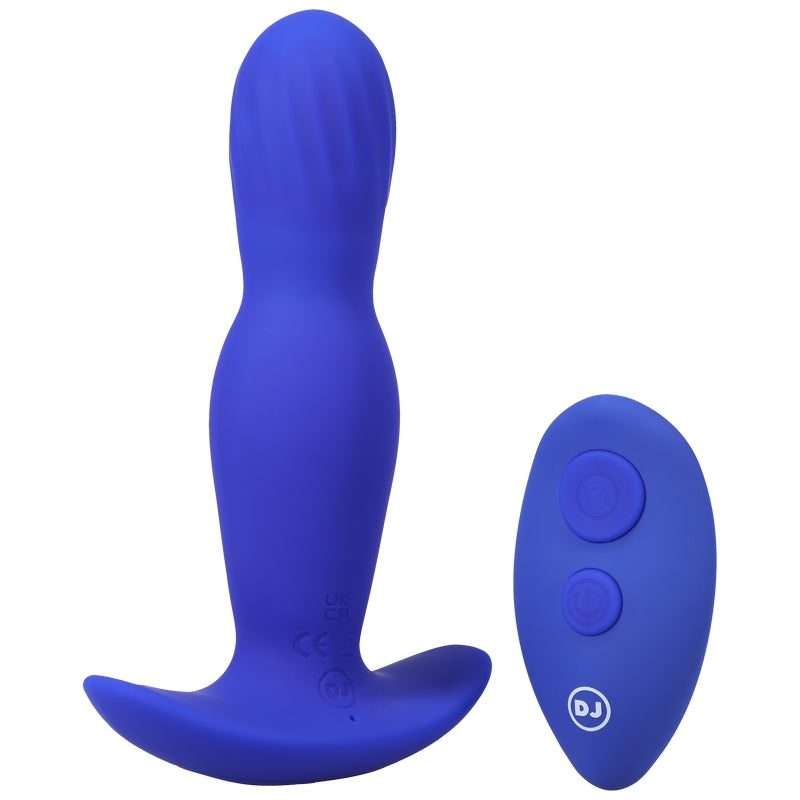 A-Play Expander Silicone Anal Plug Royal Blue