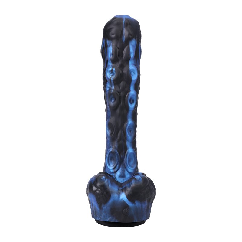 Fort Troff - Tendril Thruster - Mini Fuck Machine - Rechargeable Silicone with Remote - Blue, Black