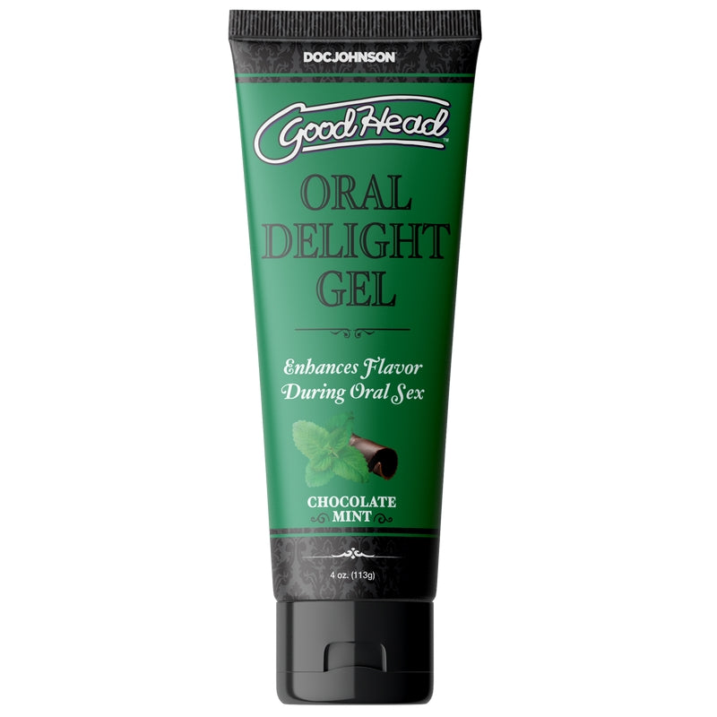 4 oz GoodHead Oral Delight Gel Chocolate Mint