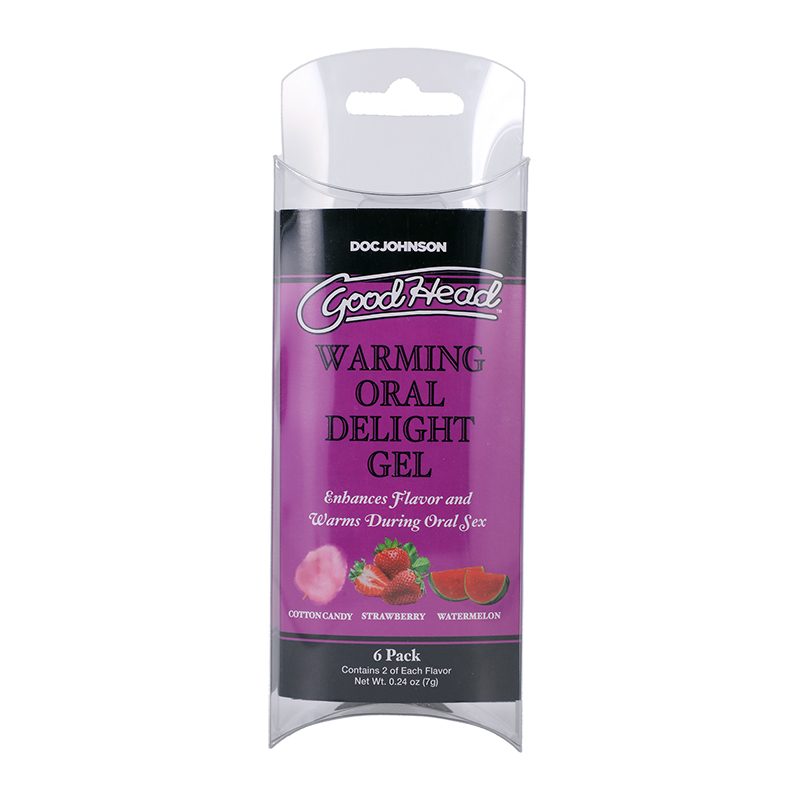 GoodHead Warming Oral Deleight Gel 6 Pack