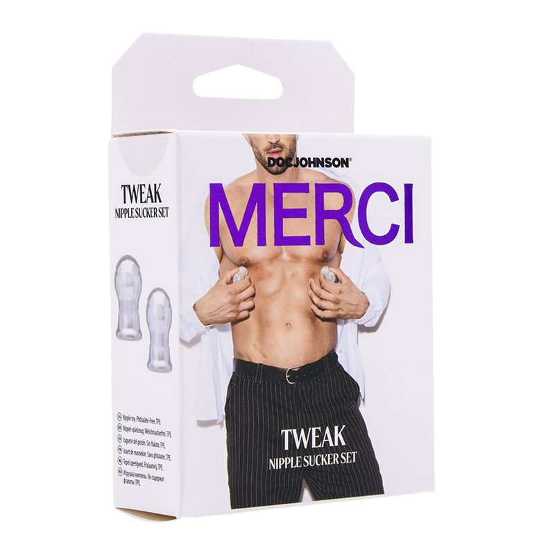 Merci Tweak Nipple Suckers Clear