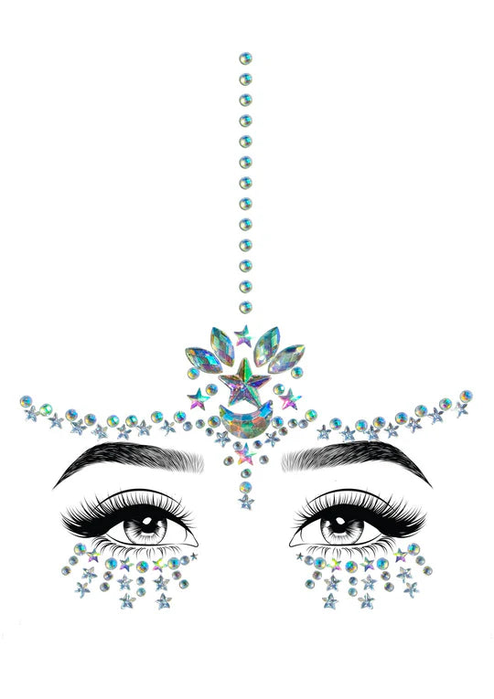 Karma Adhesive Face Jewels Sticker