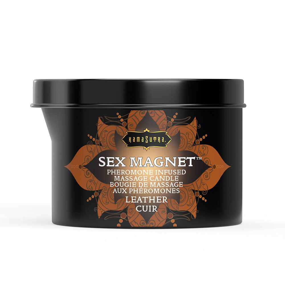 6 oz Sex Magnet Candle Leather Scent