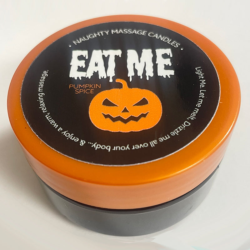 1.7 oz Massage Candle “Eat Me†Pumkin Spice