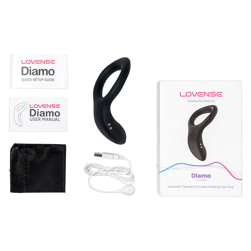 Lovense Diamo Black Cock Ring