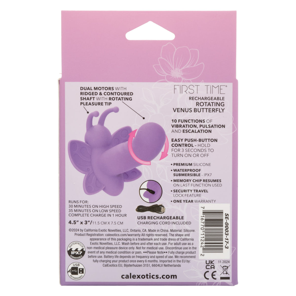 First Time® Rotating Venus Butterfly®