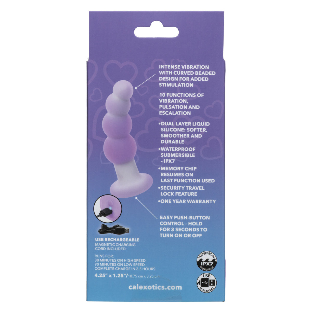 Lavender Haze™ Beaded Curved Probe