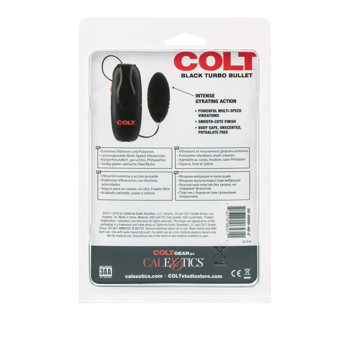 COLT® Turbo Bullet - Black