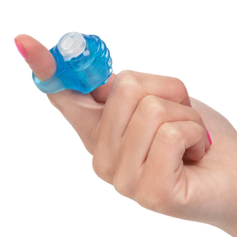 Foil Pack Vibrating Finger Teaser Blue