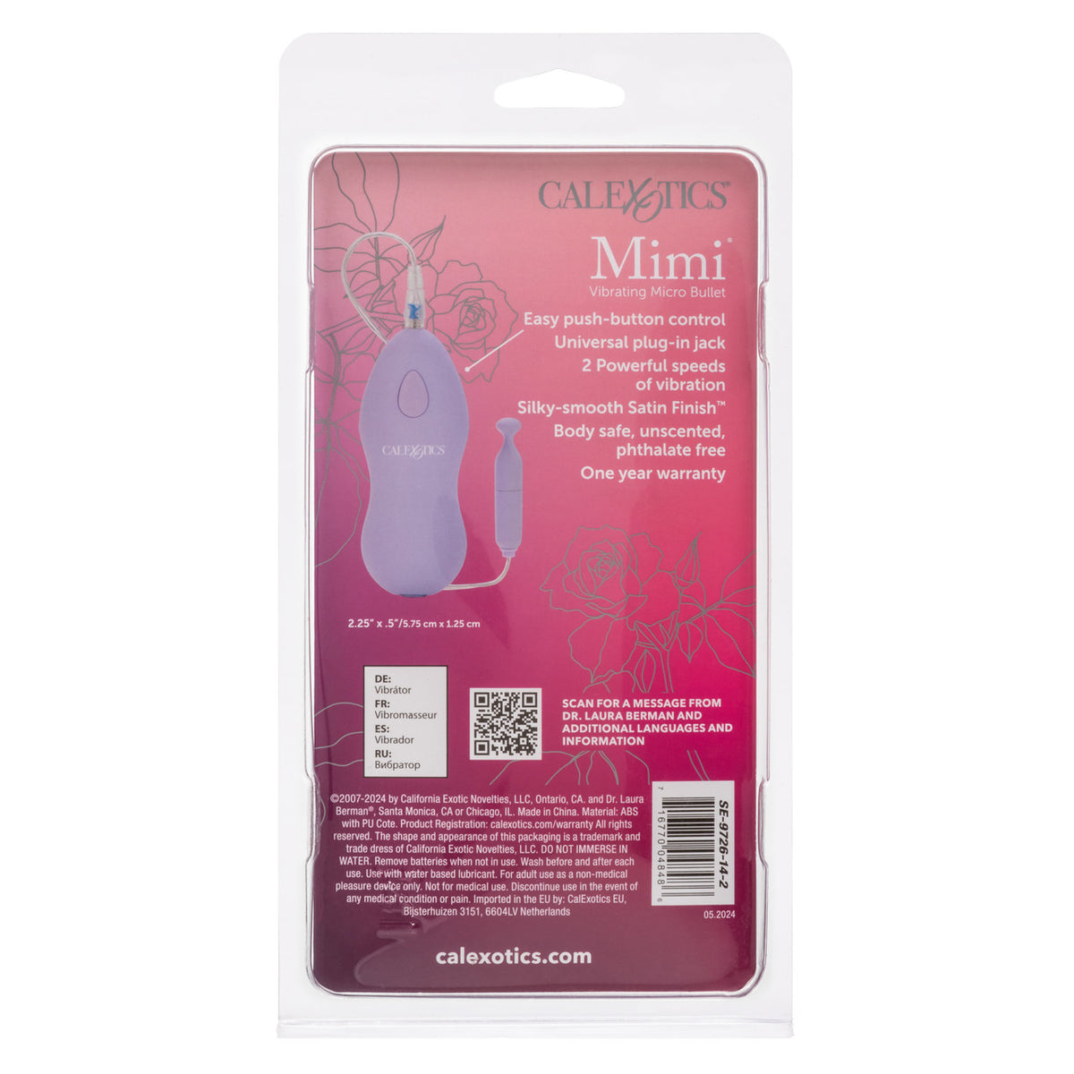 Dr. Laura Berman® Mimi® Vibrating Micro Bullet