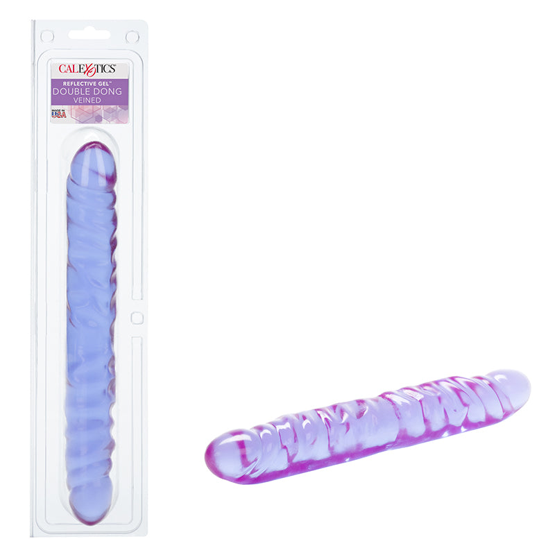Reflective Gel 12 Veined Double Dong