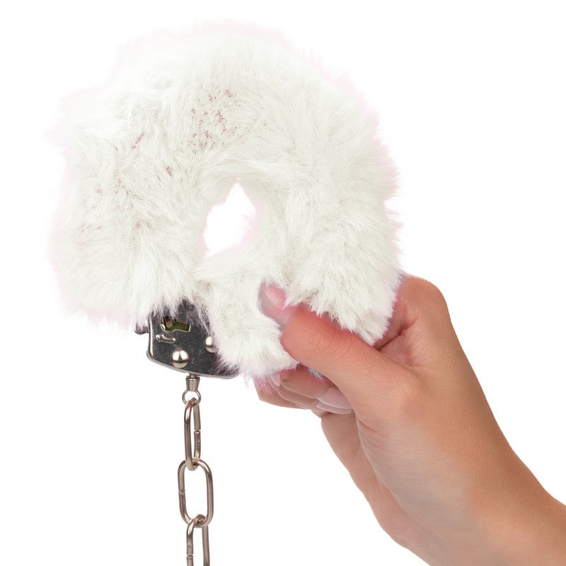 Ultra Fluffy Furry Handcuffs White