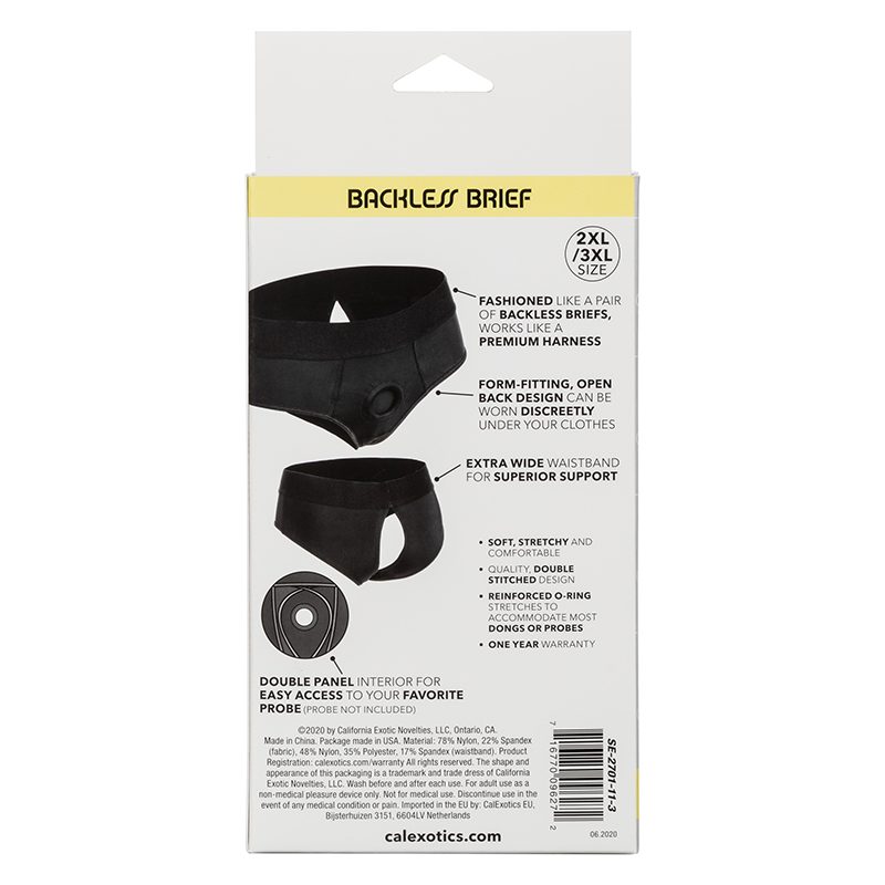 Boundless Backless Brief 2XL-3XL