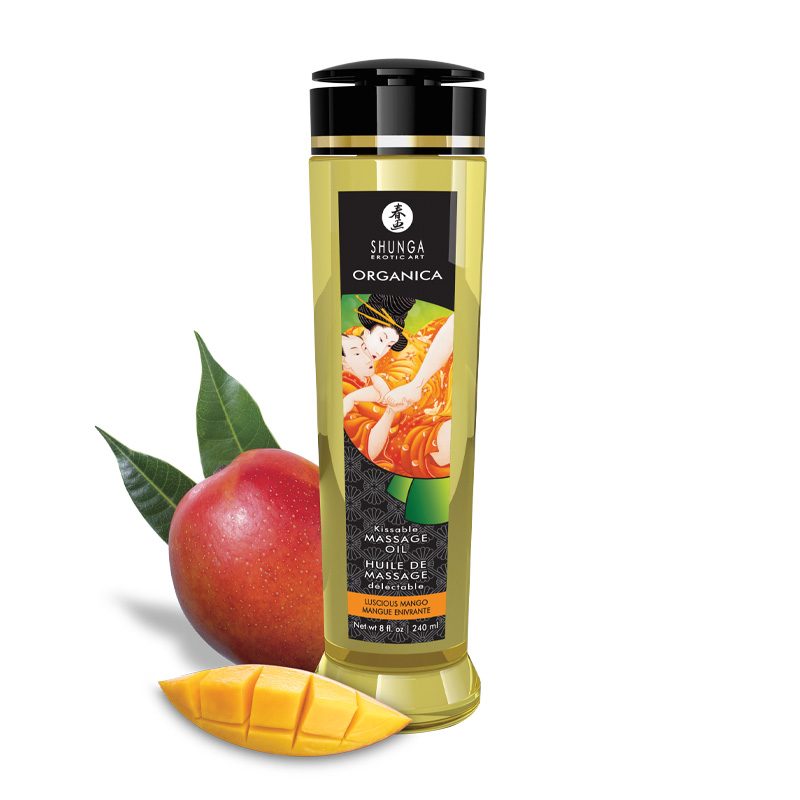 8 oz. Organica Massage Oil Lucious Mango