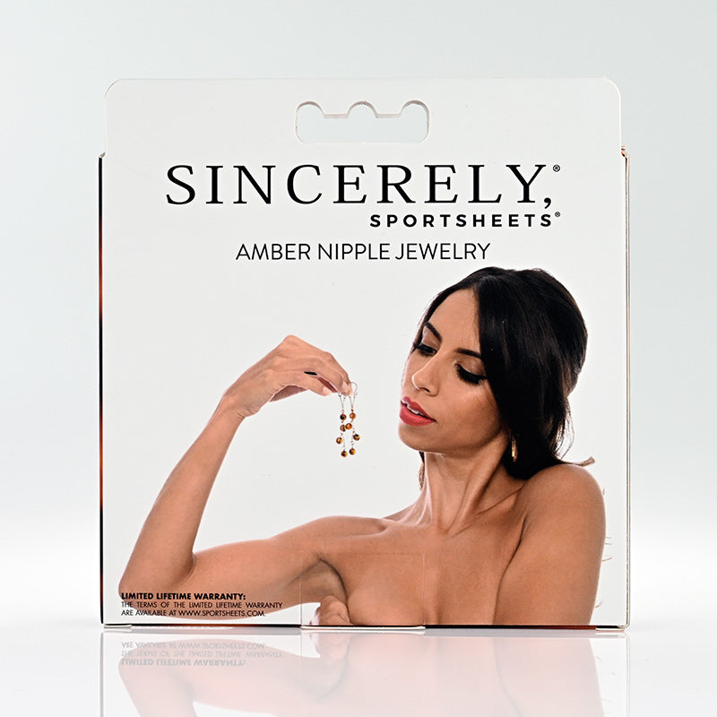 Sincerely Amber Nipple Jewelry