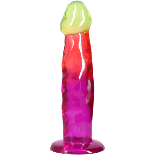 Crystal Jellies - 7.5 Inch Dong - Rainbow