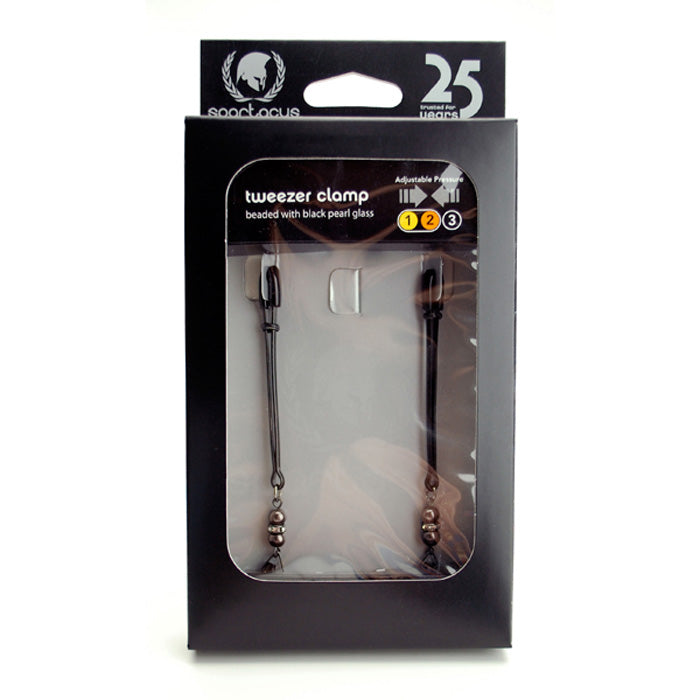 Lavish Black Pearl Tweezer Clamps SPF-116