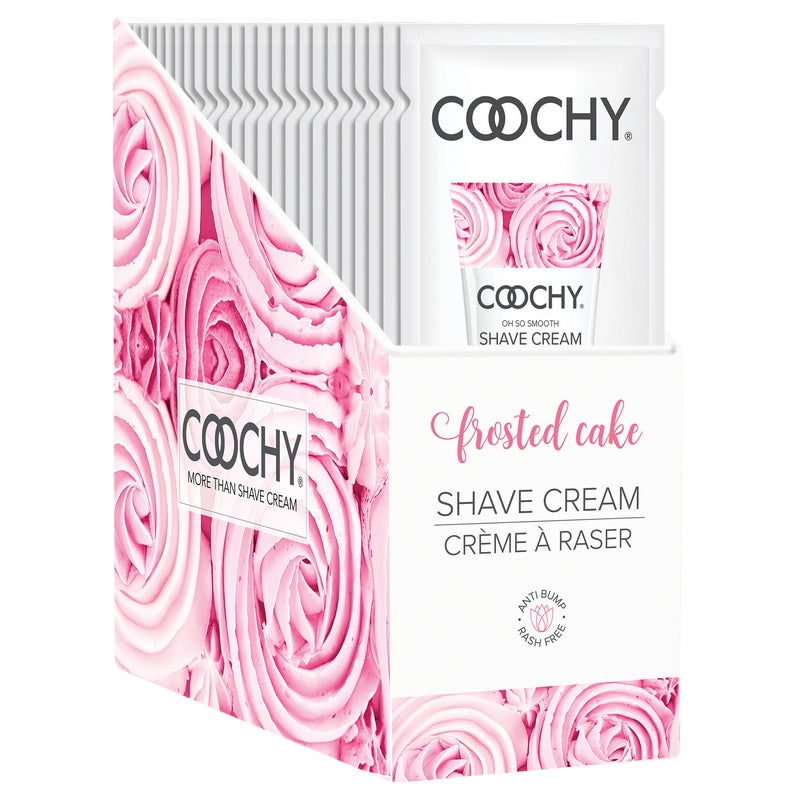 15 ml Coochy Shave Cream Frosted Cake Display of 24 Foils