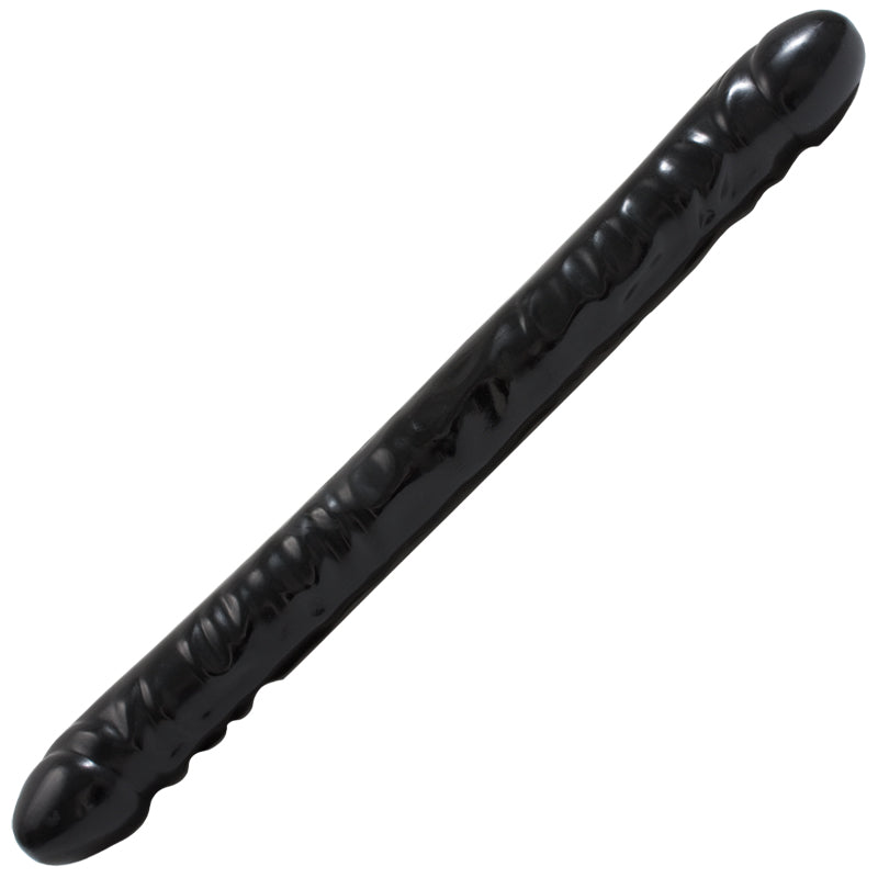 18" Veined Double Header Black