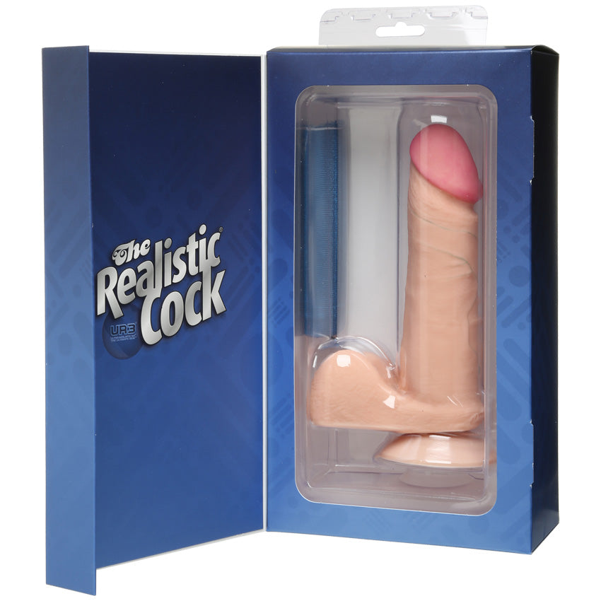 6" Realistic Cock Vanilla