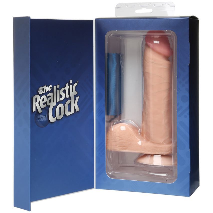 8" Realistic Cock Vanilla