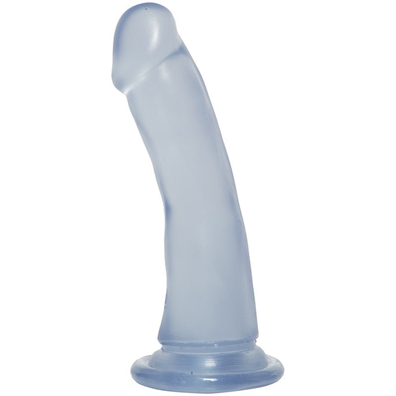 Crystal Jellies Slim Dong 6.5" Clear