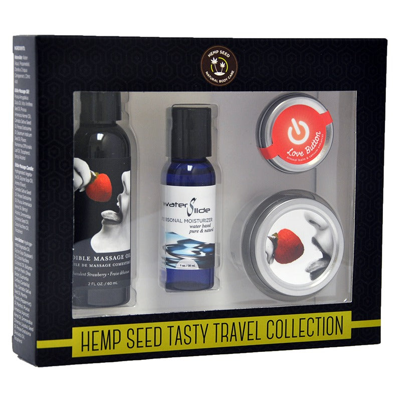Hemp Seed Tasty Travel Set Strawberry