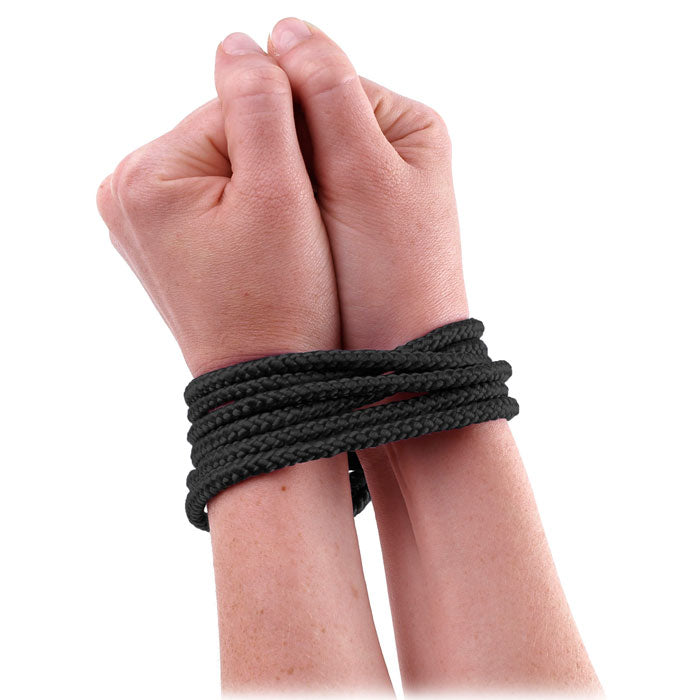 Fetish Fantasy Mini Silk Rope Black