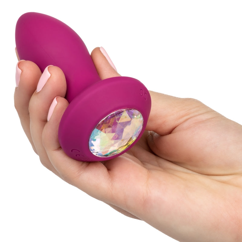 Power Gem Vibrating Petite Crystal Probe Purple