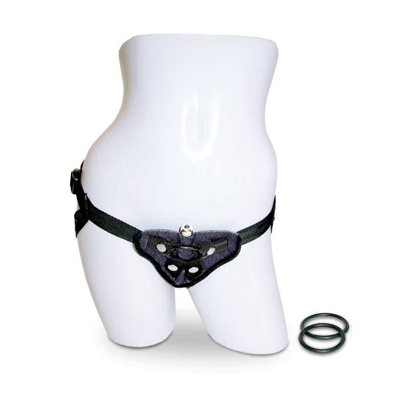 Vibrating Harness Black