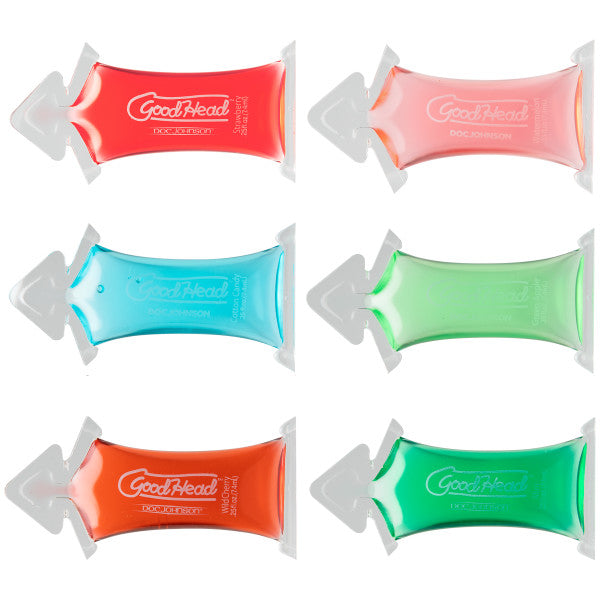 GoodHead - Oral Delight Gel - Pillow Packs - Fish Bowl Display - 216 Assorted Pieces
