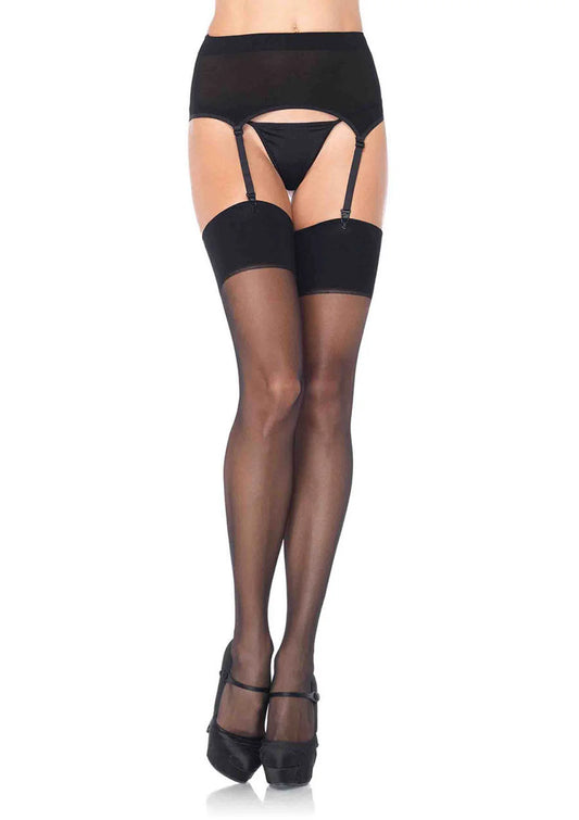 Zara Garter Belt and Stocking - Plus Size