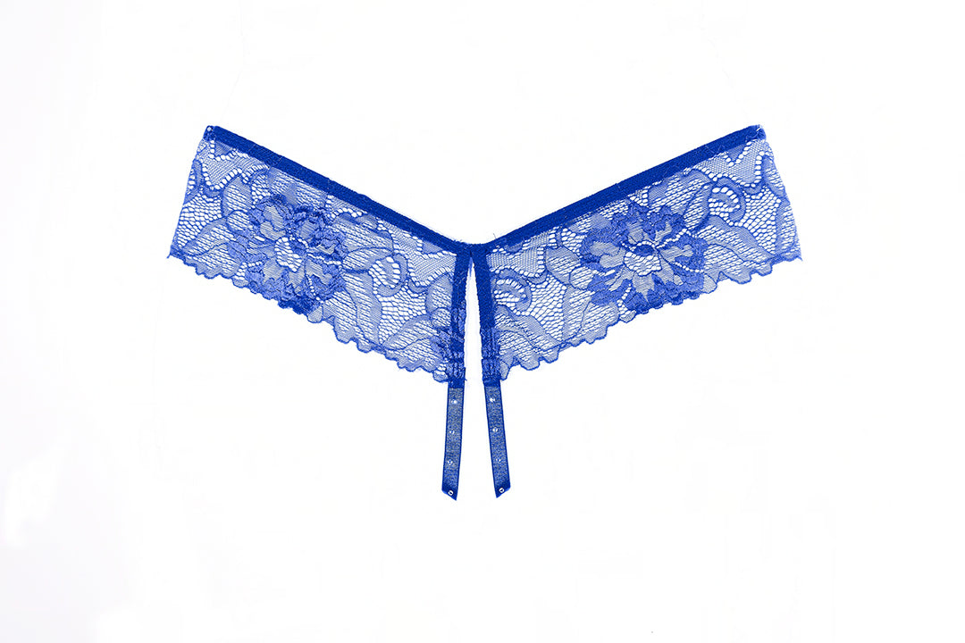 Tallulah Open Panty - Blue