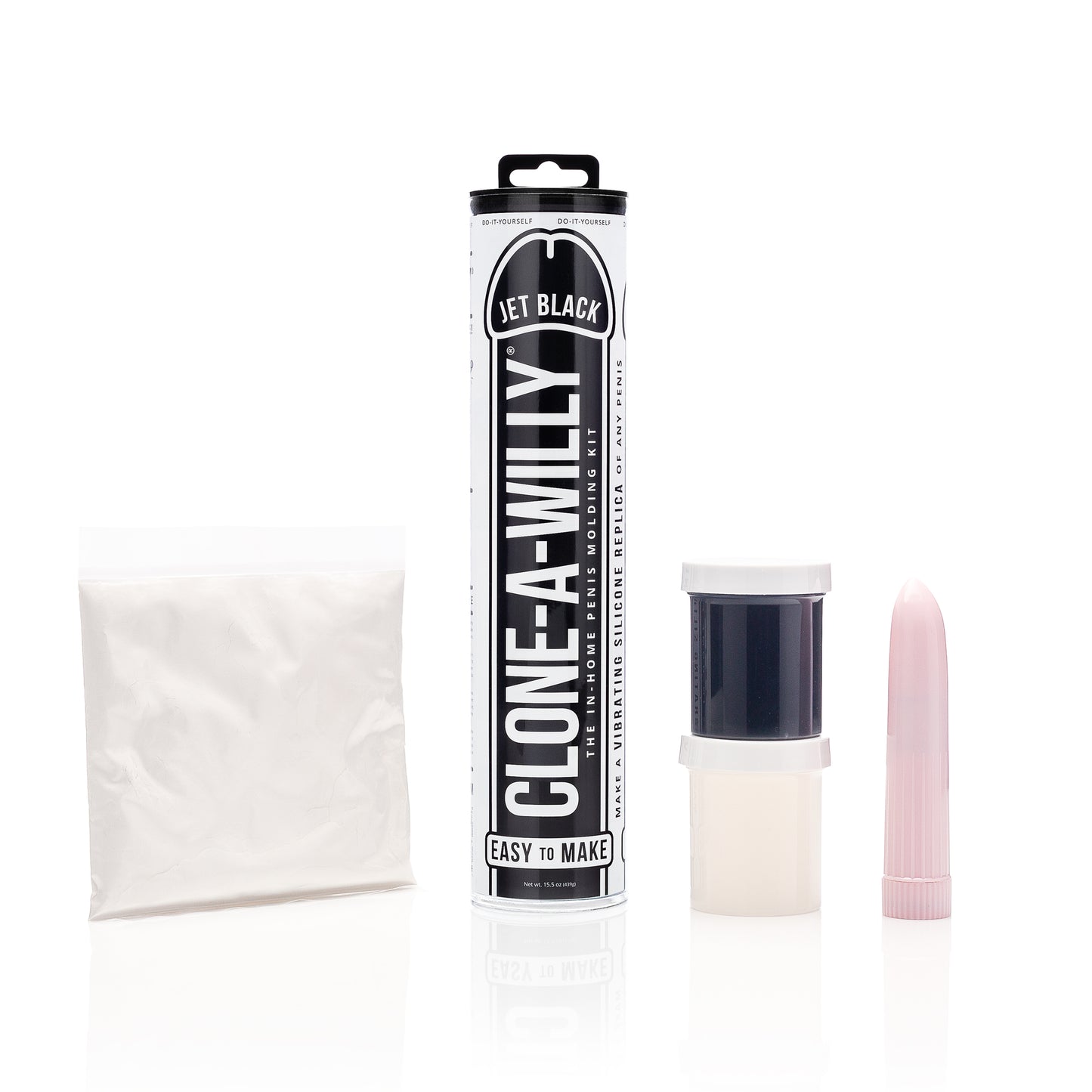 Vibrating Clone-A-Willy Jet Black