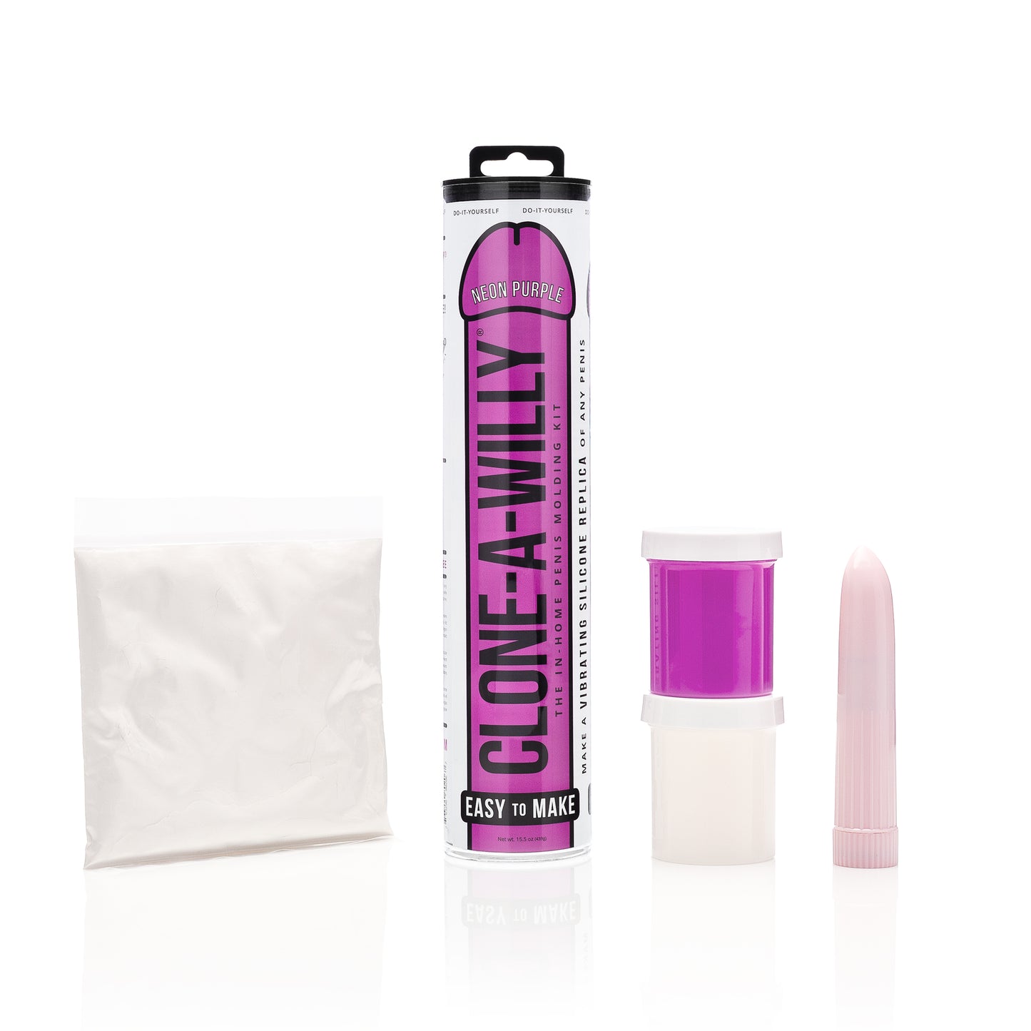 Vibrating Clone-A-Willy Neon Purple
