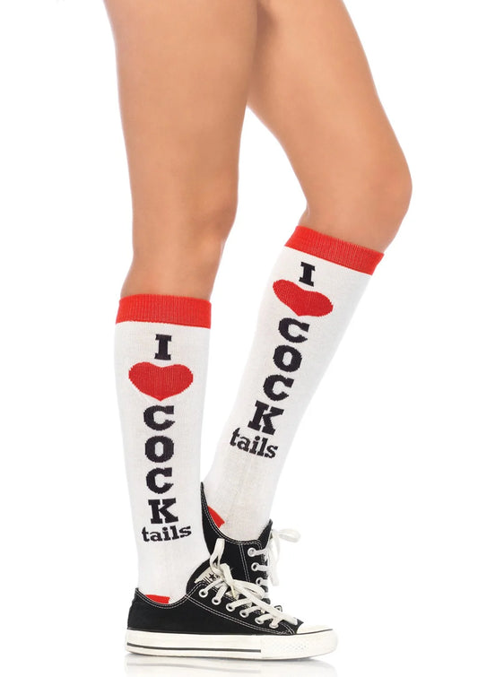 Cocktails Knee Socks