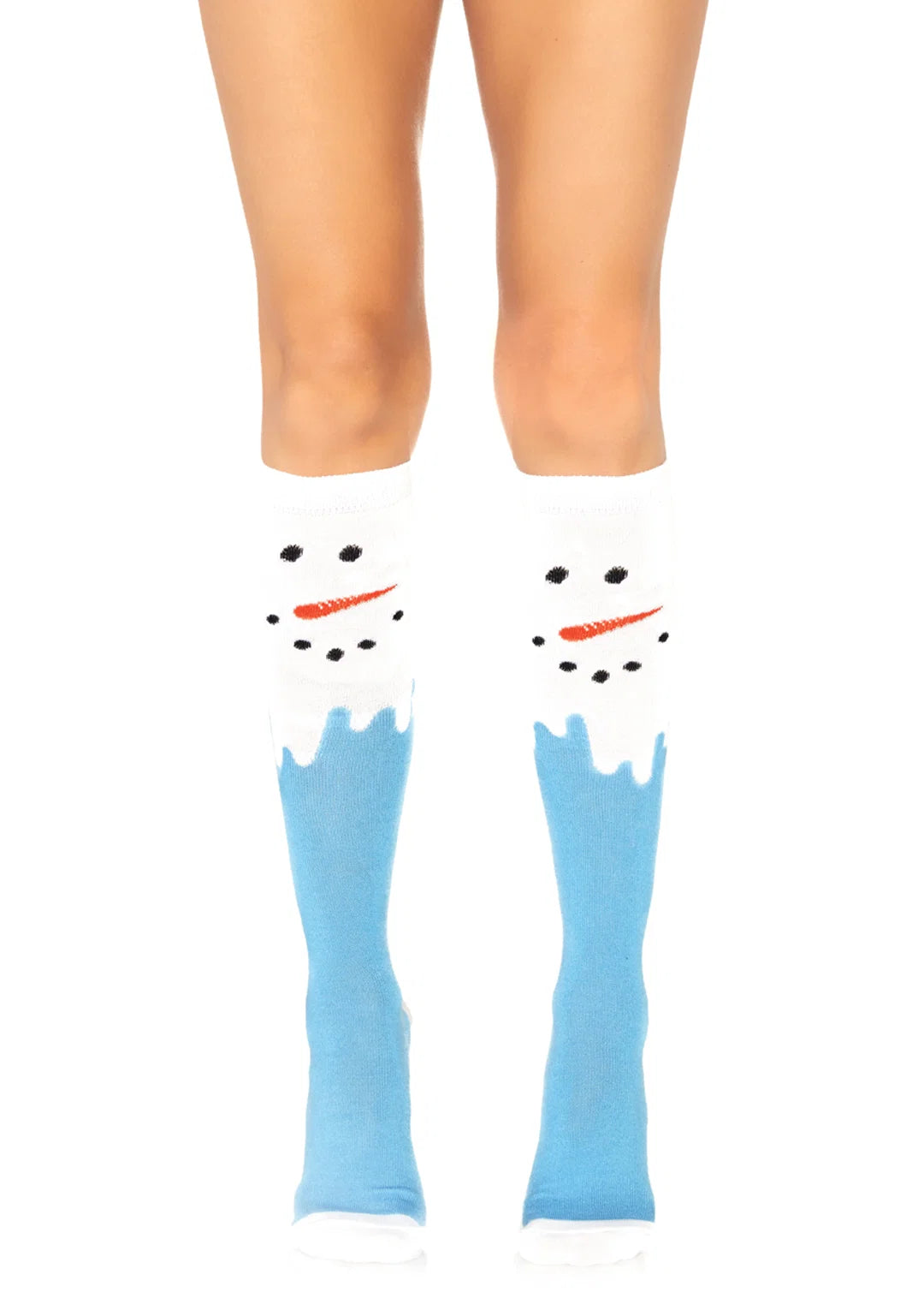 Snowman Knee High Socks