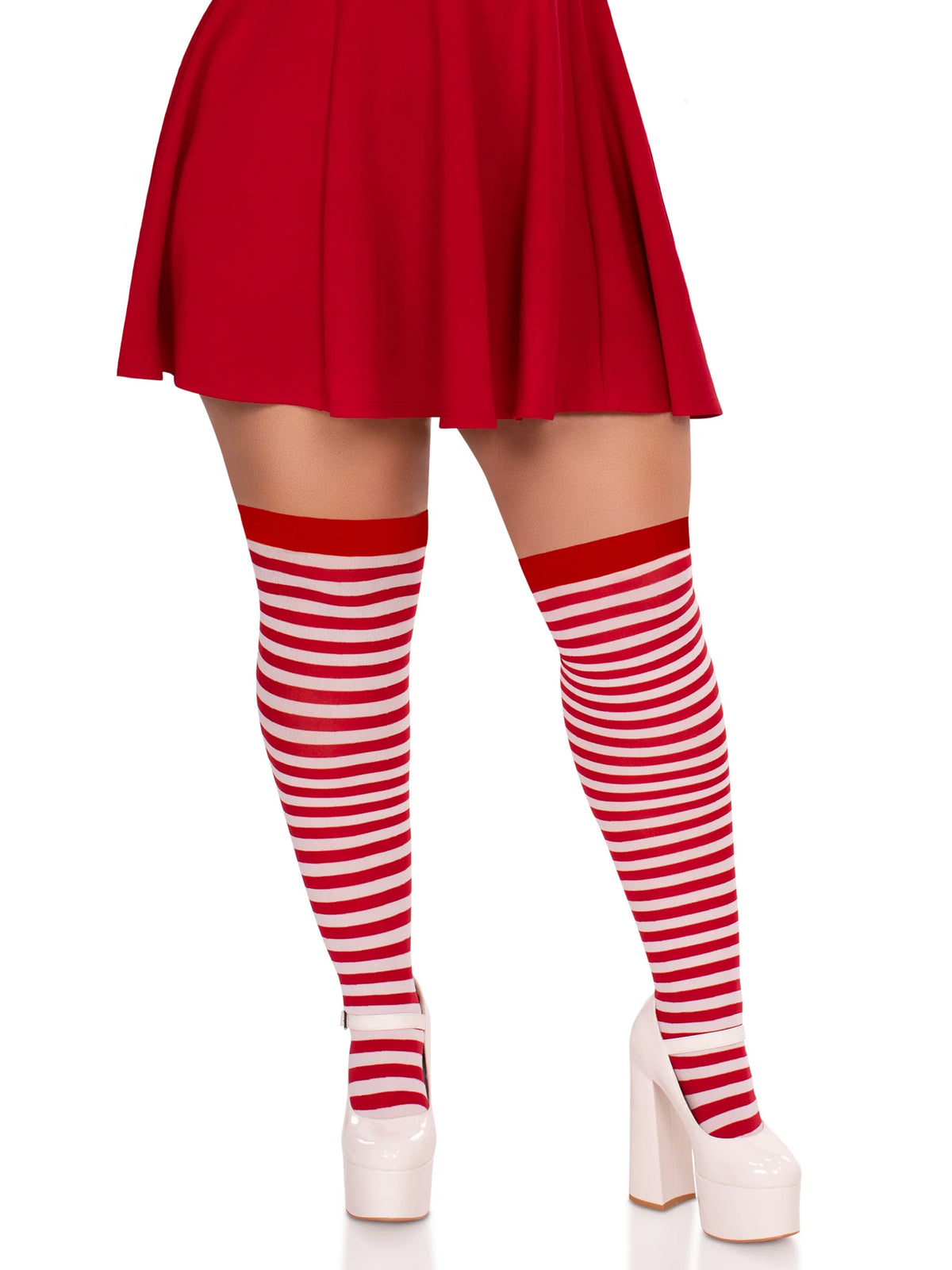 Cari Striped Stockings - Plus Size