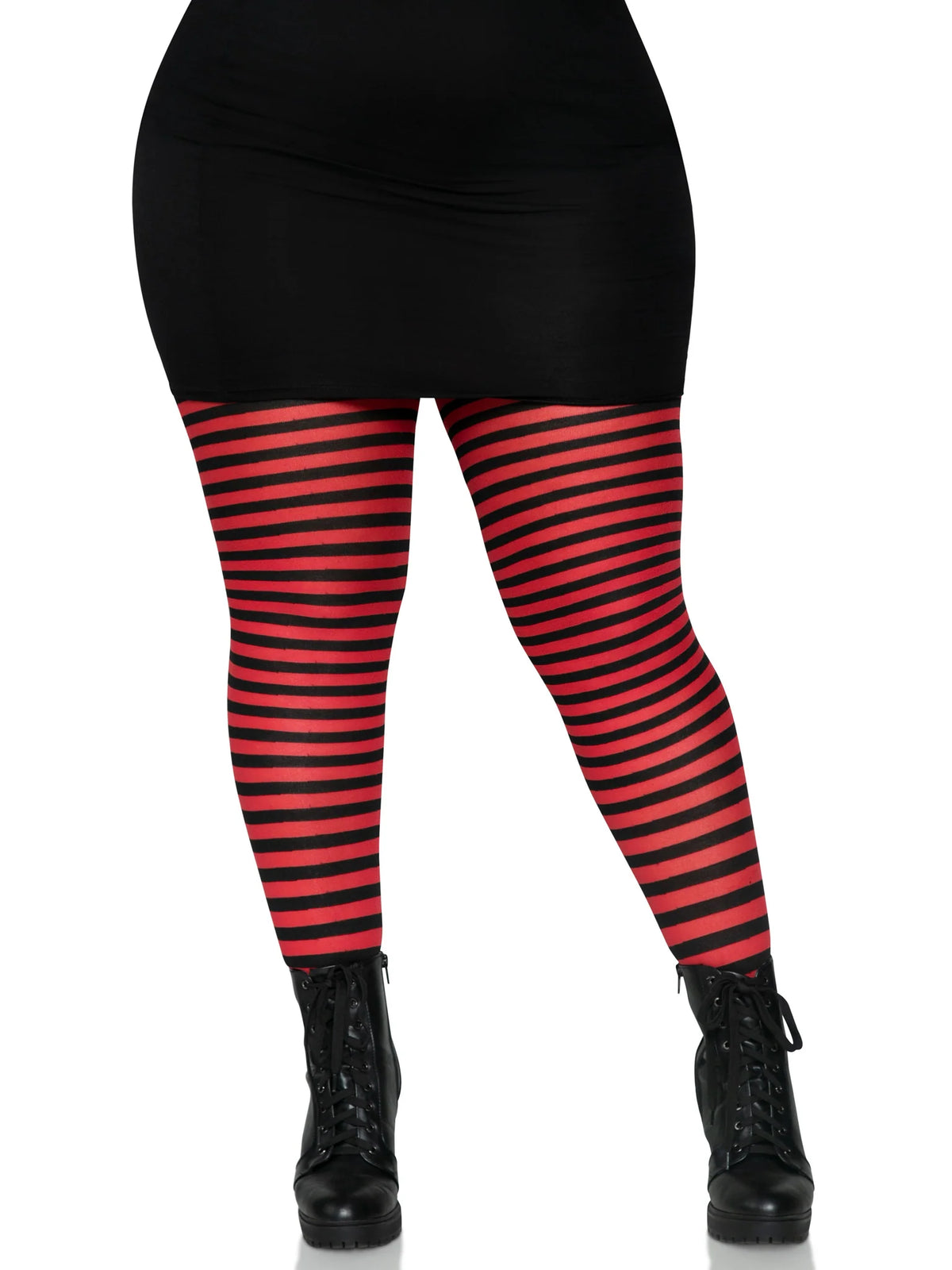 Jada Striped Women's Tights - Plus Size