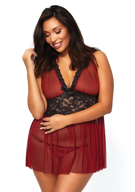 2Pc. Babydoll Set