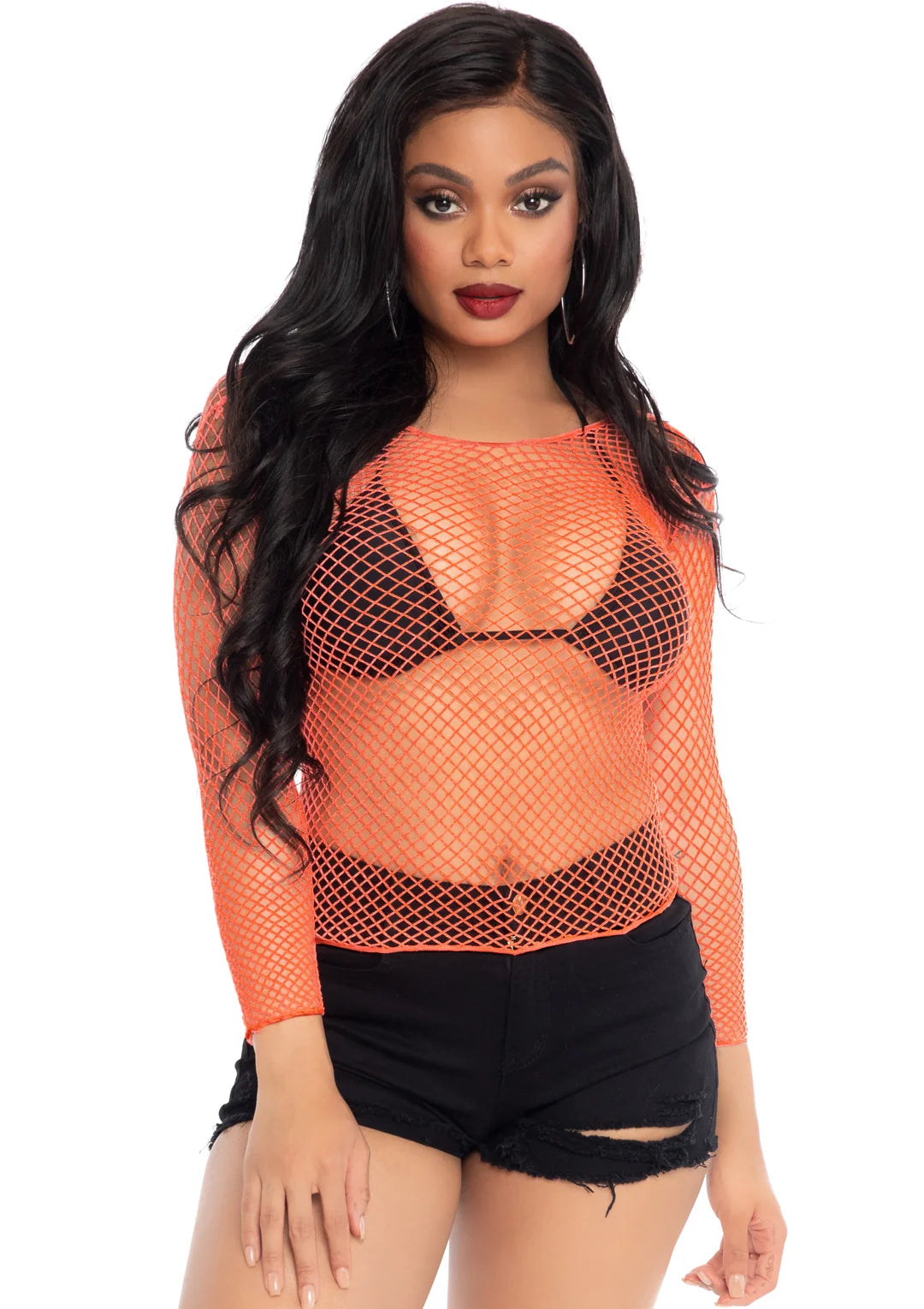 So Chill Fishnet Long Sleeve Shirt