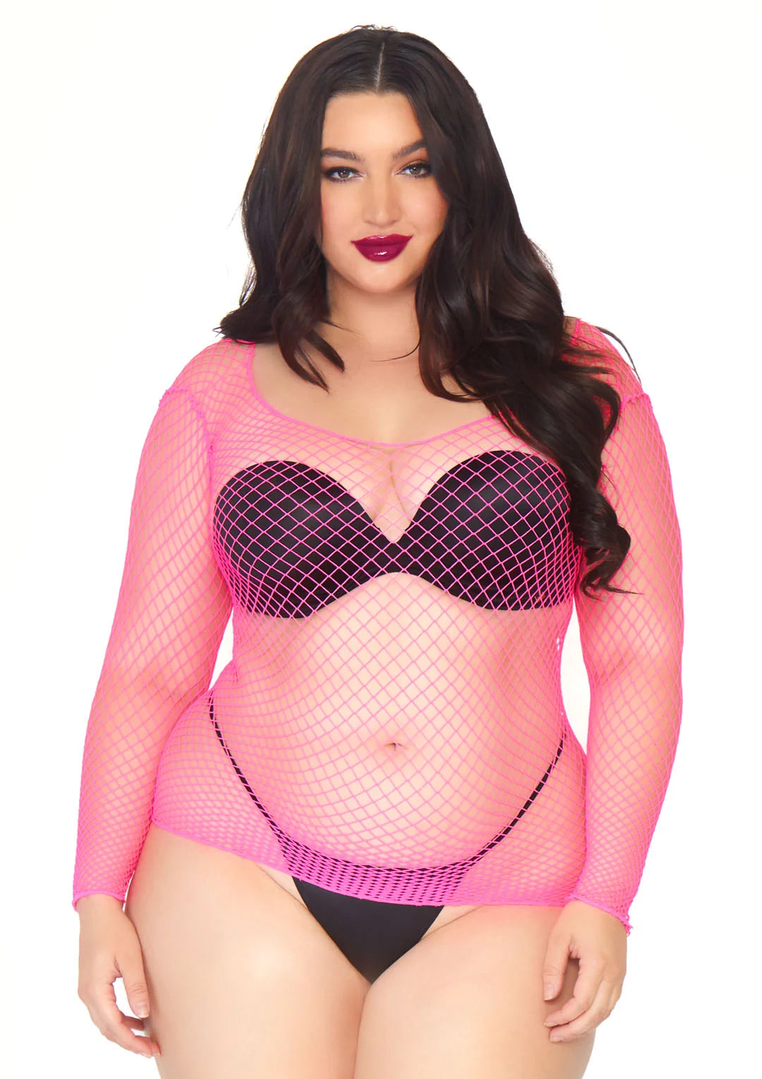 So Chill Fishnet Shirt - Plus Size