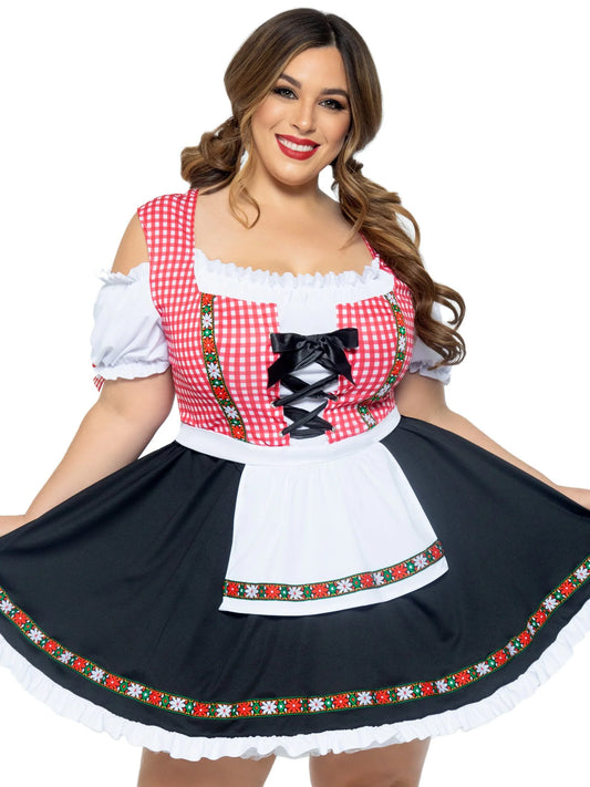 Beer Garden Babe Oktoberfest Costume - Plus Size