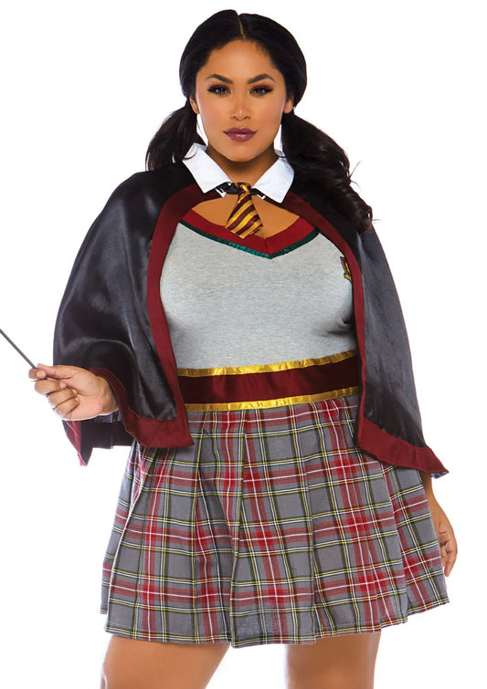 Spellbinding School Girl Costume - Plus Sze